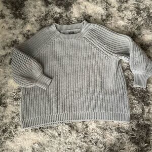 Aerie Gray Chunky Knit Sweater Size Small